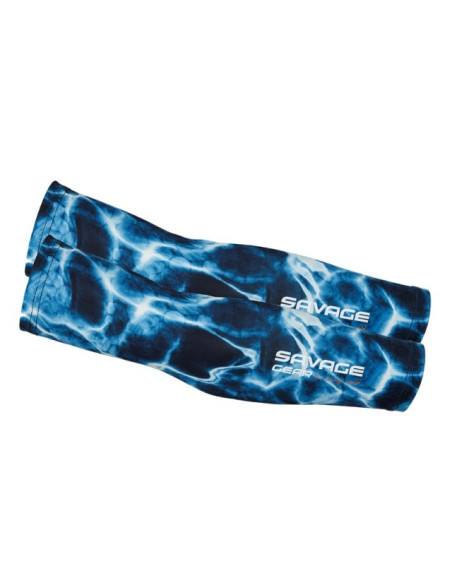 Mangas UV Savage Gear Marine Tamanho Único Sea Blue